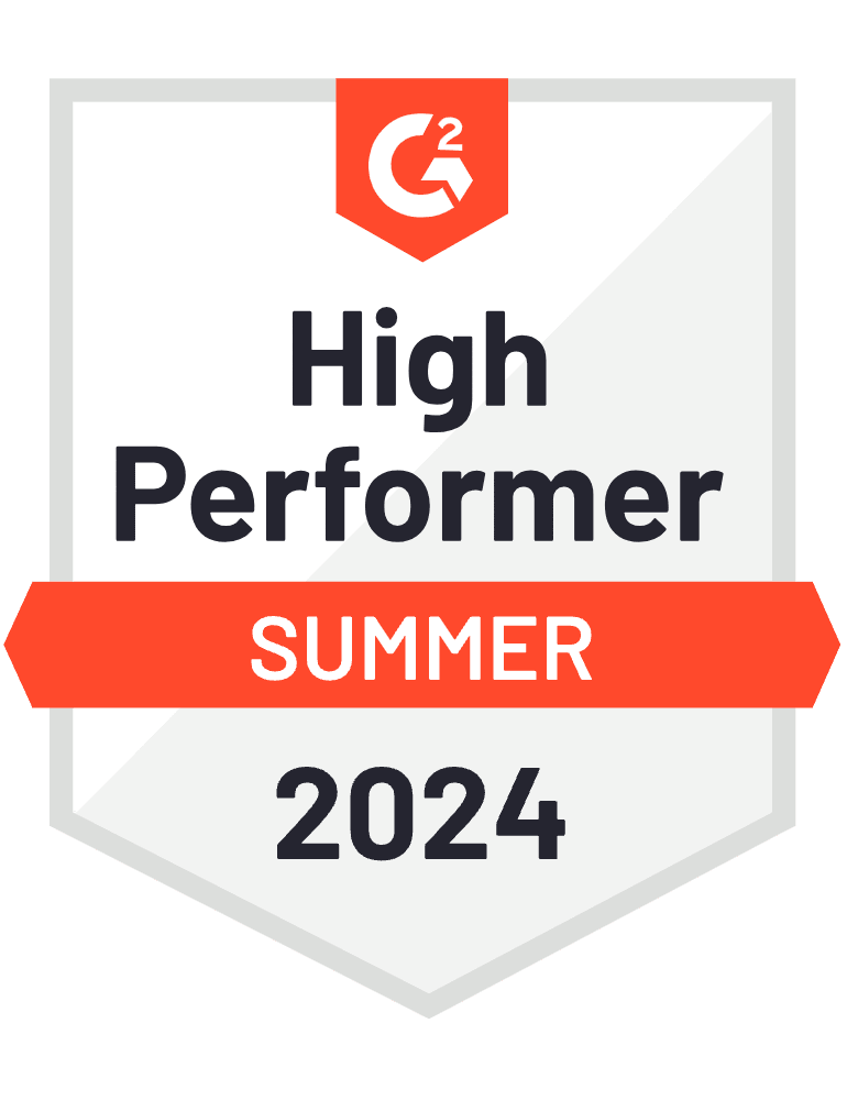 G2 High Performer Summer 2024